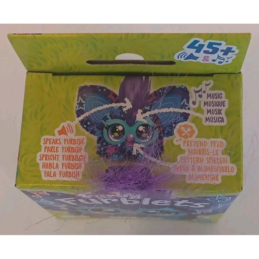 FURBY Furblets STAR-LEE Electronic Plush Toy Keychain w/ Music FACTORY SEALED